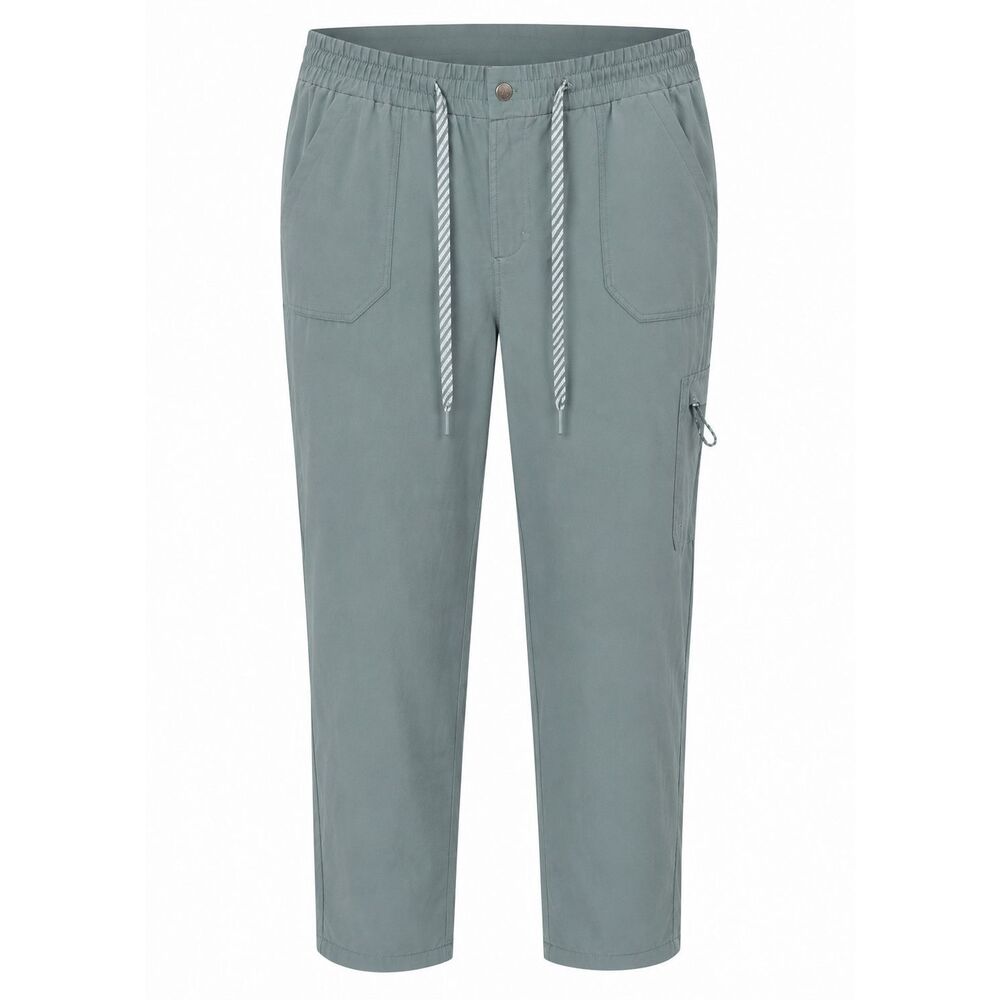 Avalanche Cargo Pants Women Size L UPF 50 Lightweight Elastic Drawstring Pull On
